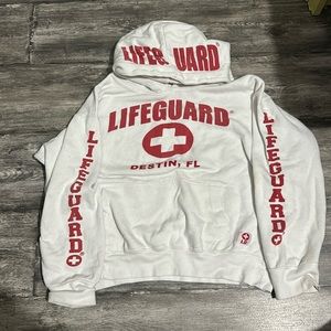 White LIFEGUARD Hoodie